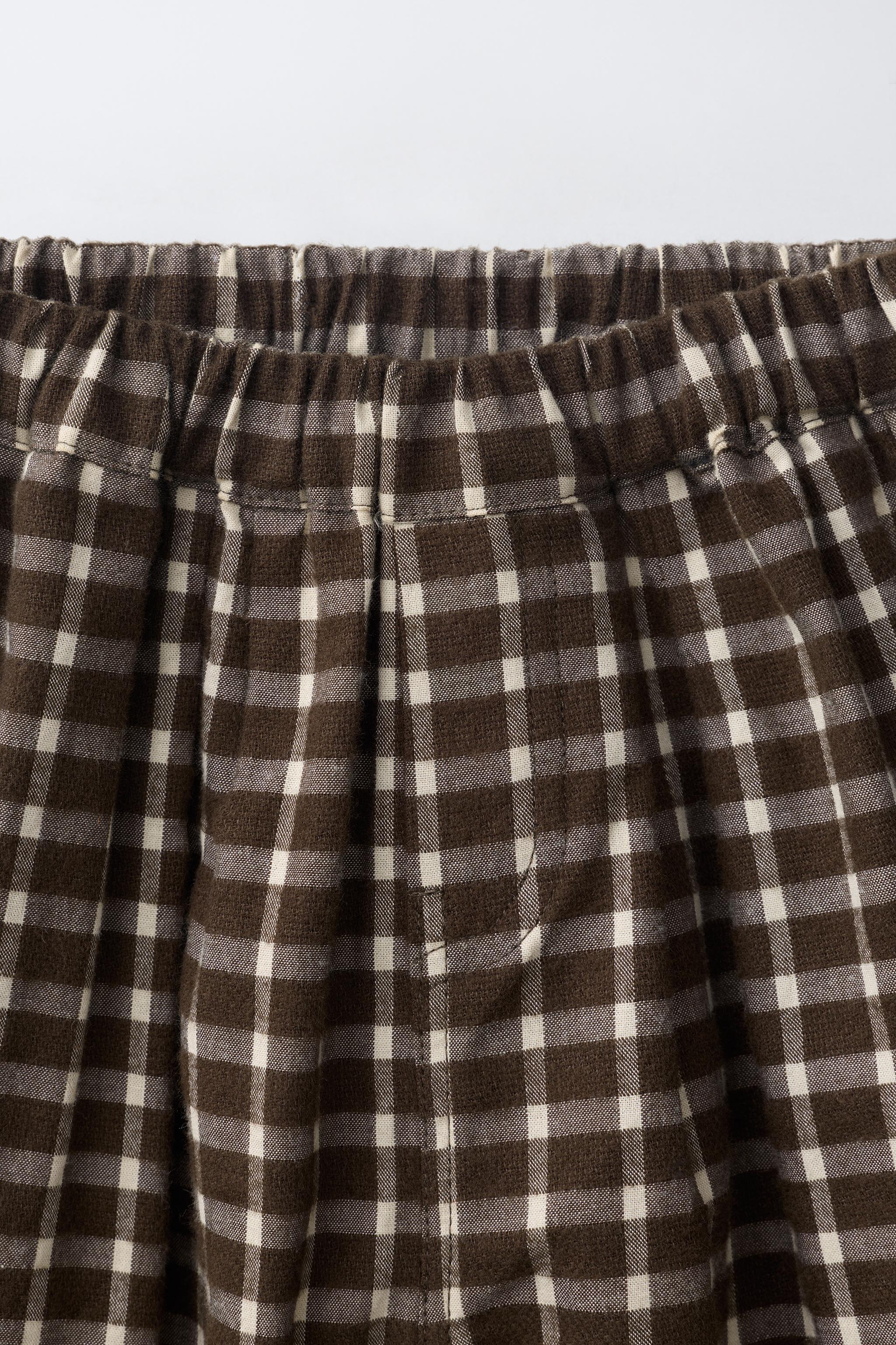 PANTALON BAGGY IMPRIMÉ CARREAUX